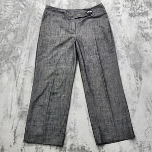 Vintage Cato Pants Womens 14 Gray‎ High Rise Wide Leg Trouser Stretch Office